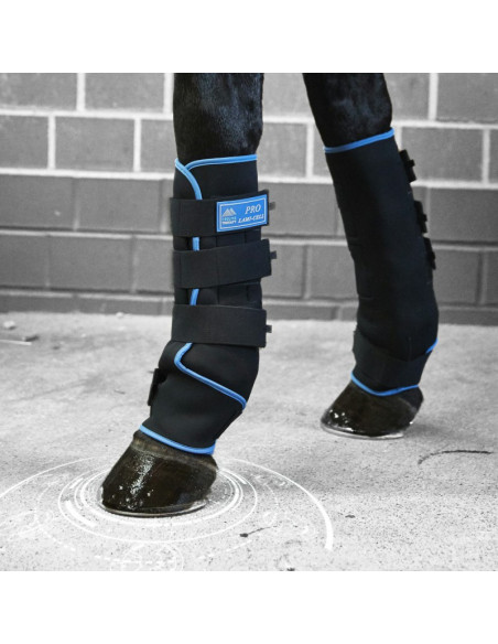 Guêtres De Repos Lami-Cell "Ice Boots" Noir/Bleu