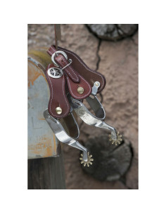 Western Randol's "Sherrif" Spur straps 2