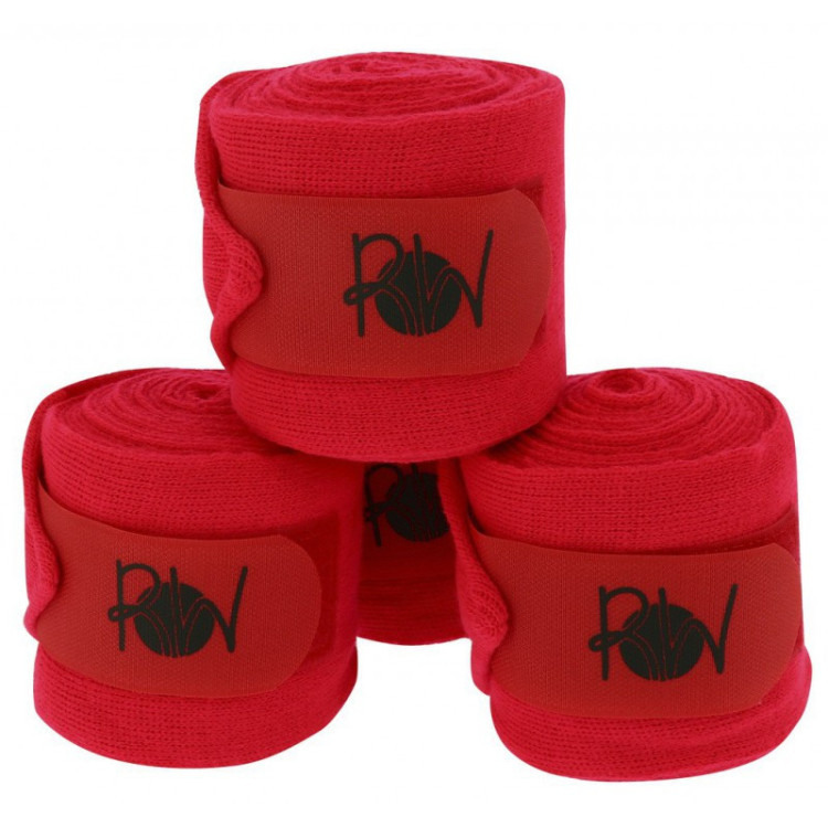 Bandes De Repos Riding World rouge fluo