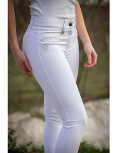 Pantalon Jump'In Super X Femme blanc