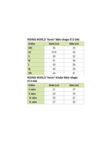 Mini-Chaps Riding World "Kevin"