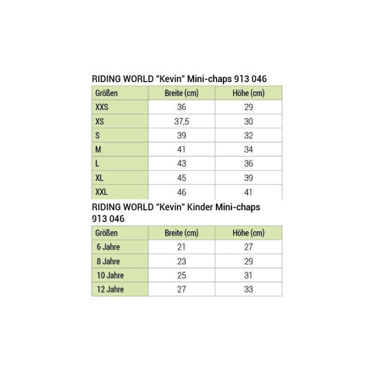 Mini-Chaps Riding World "Kevin"