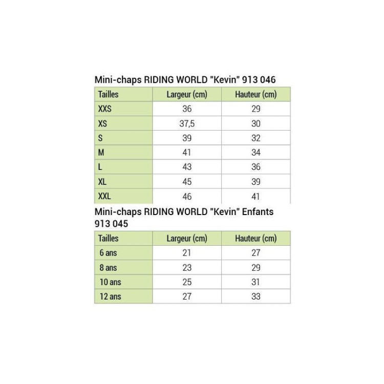 Mini-Chaps Riding World "Kevin"