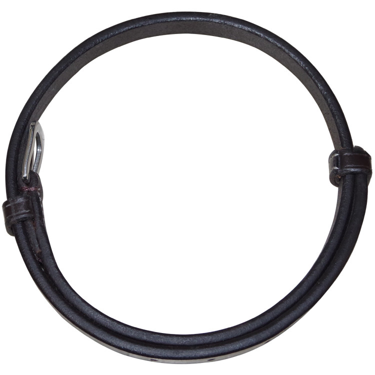 Courroie de Muserolle Canter Combinée Marron