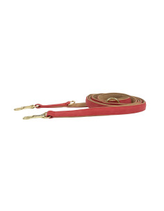 Laisse Pour Chien Kentucky Vegan Leather Rouge