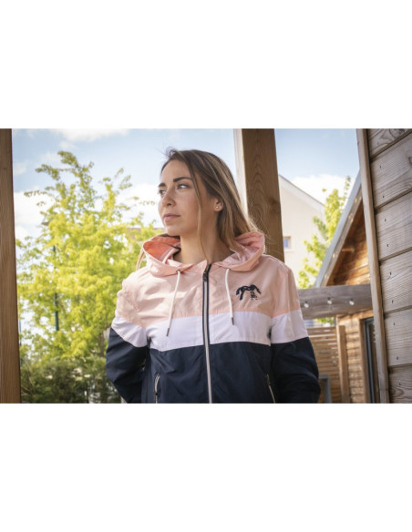 Blouson Pénélope "Celecce" marine/rose