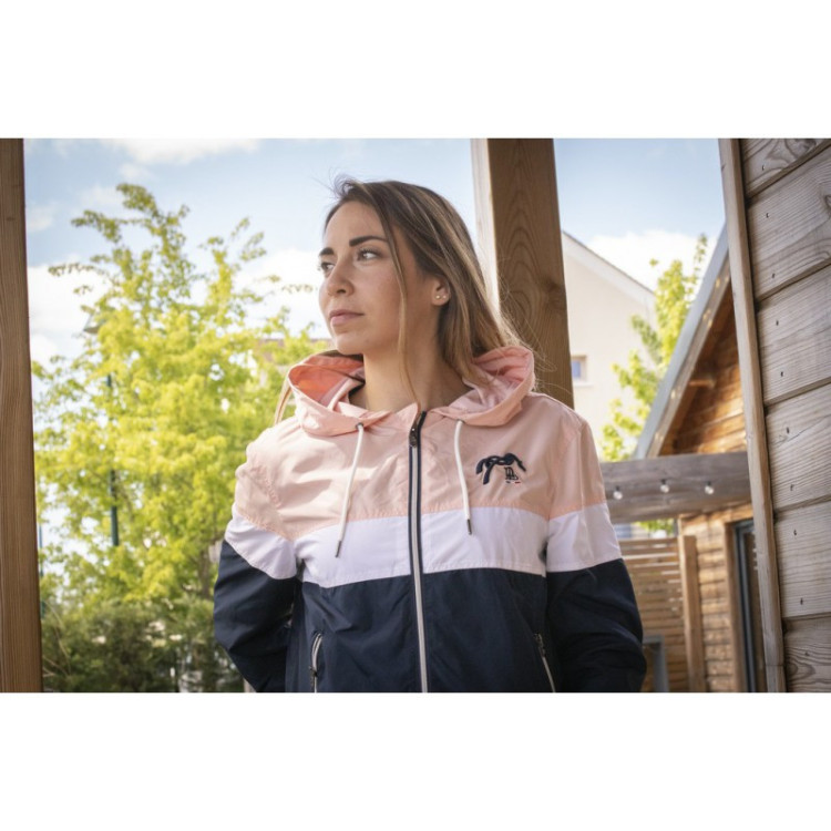 Blouson Pénélope "Celecce" marine/rose