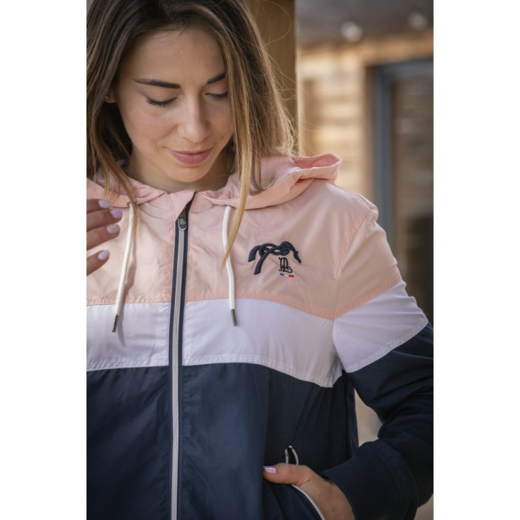Blouson Pénélope "Celecce" marine/rose