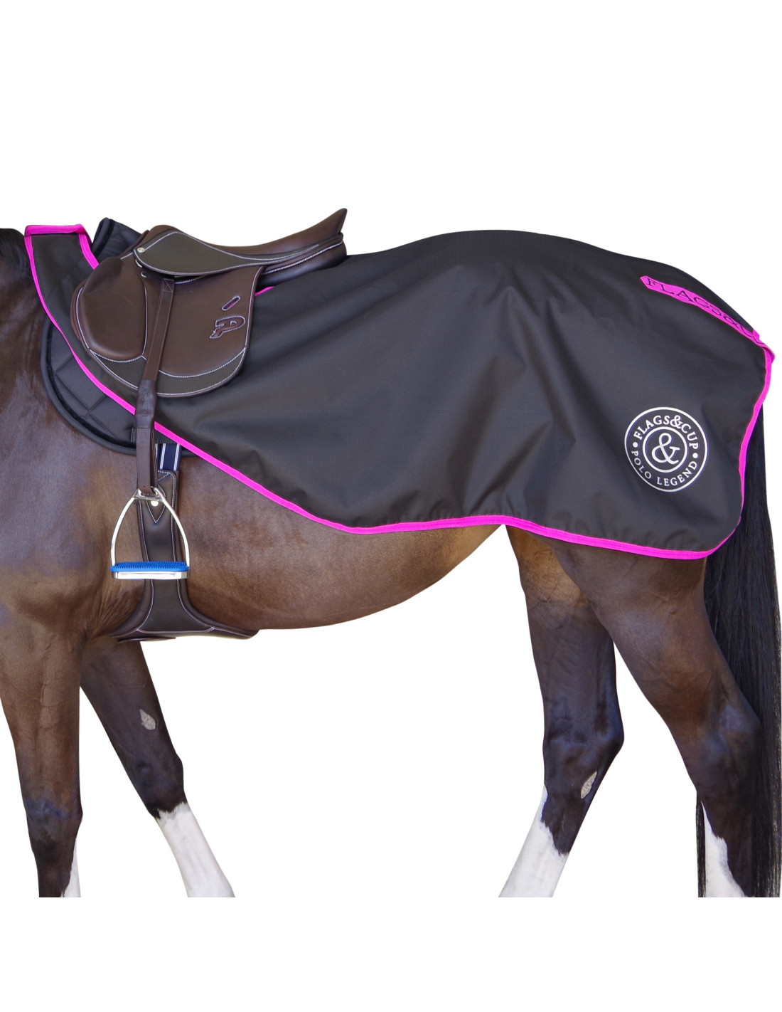Couvre-reins Pour Cheval Amigo Reflectech - Imperméable, Respirant, Bandes Réfléchissantes, Tailles S à XL