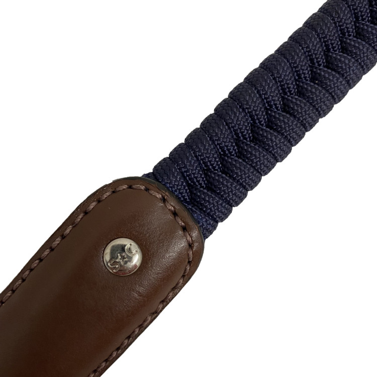 Longe Silver Crown Paracord cognac