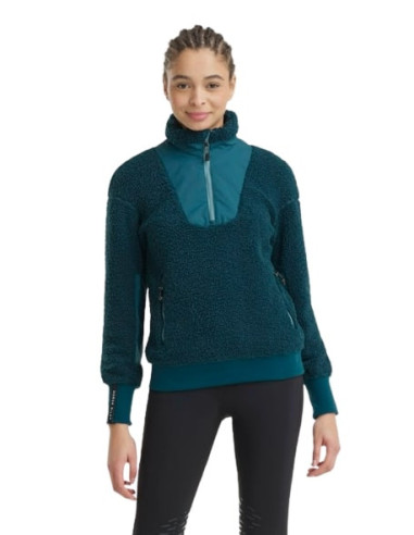 Sweat Horse Pilot Sherpa Femme Marine