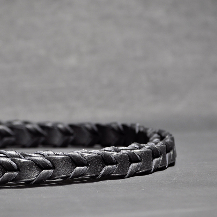 Rênes Tressées Anglaises Pour Cheval – Cuir Noir – Jamais Portées