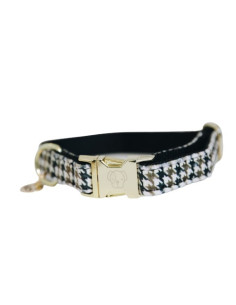 Kentucky Houndstooth Dog Collar