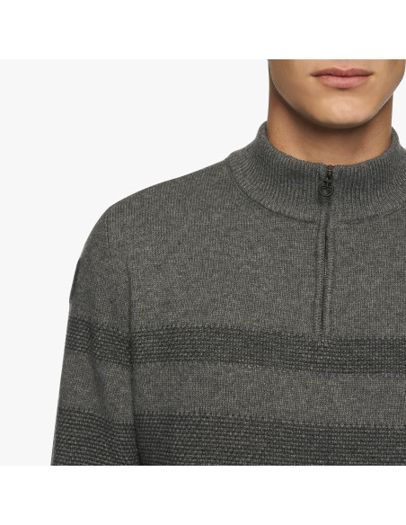 Pull Cavalleria Toscana CT Winter Wool Half Zip Turtleneck