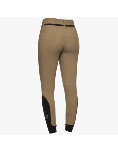 Pantalon Cavalleria Toscana Plaid Print Contrasting Trim noisette chiné 2