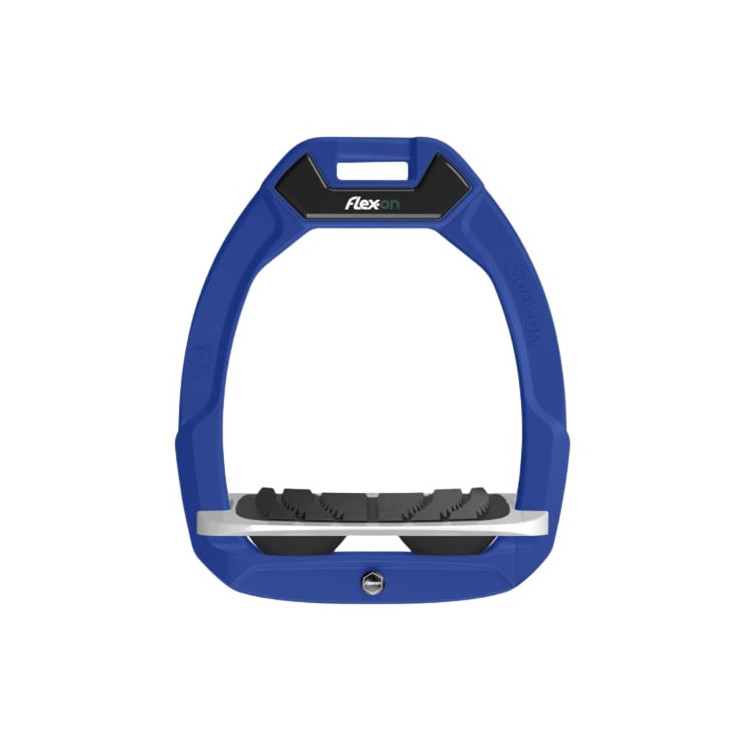 Etriers Flex On Safe On bleu roi Plancher Incliné gris Gripp élastomères noir