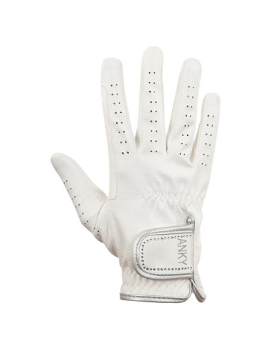 Gants Anky Competition Gloves Rhinestone blanc