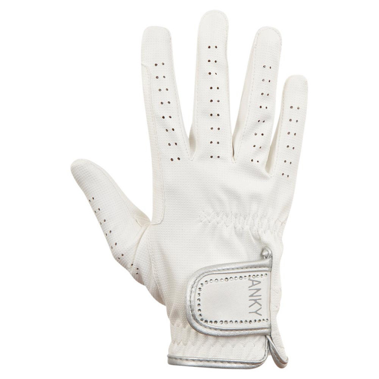 Gants Anky Competition Gloves Rhinestone blanc