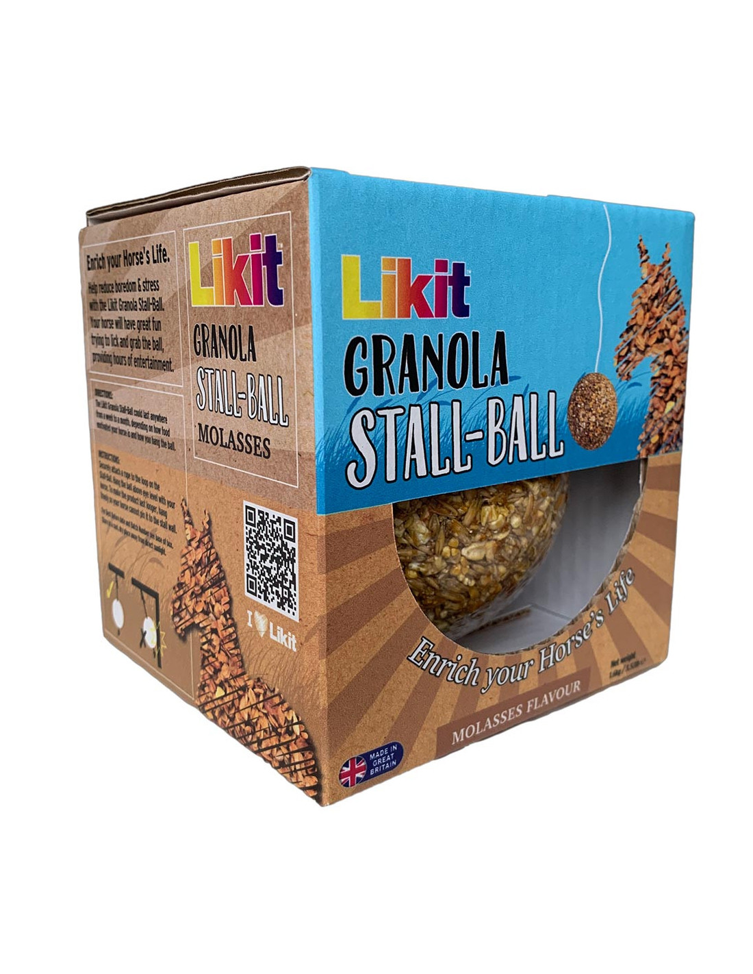 Likit Friandises pour chevaux Granola Multigrain Doré Horse-riding