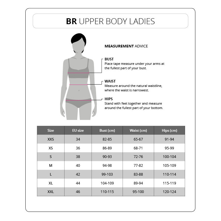 Polo BR Event Manches Longues guide des tailles