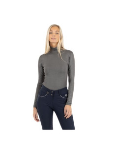 Polo Anky Mockneck Manches Longues dark shadow