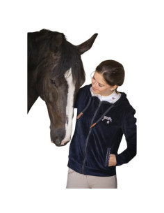 Sweat à Zip Pénélope "Emy Velvet"