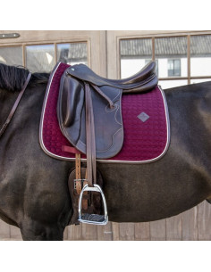 Tapis Kentucky Classic Leather Dressage Bordeaux 2