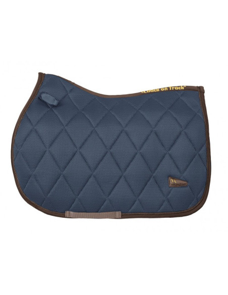 Tapis De Selle Back On Track Airflow Jumping Bleu