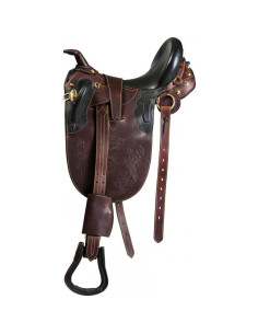 Norton Western Club Saddle with Stitching