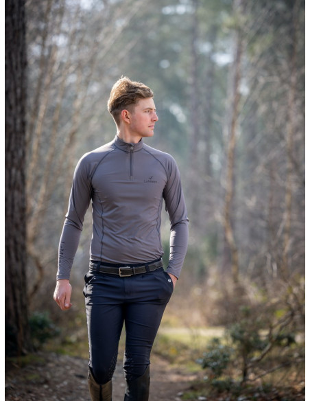 Base Layer LeMieux Manches Longues Homme gris