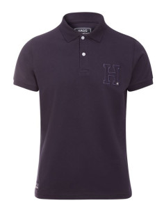 Polo HAGG Homme bleu royal 2