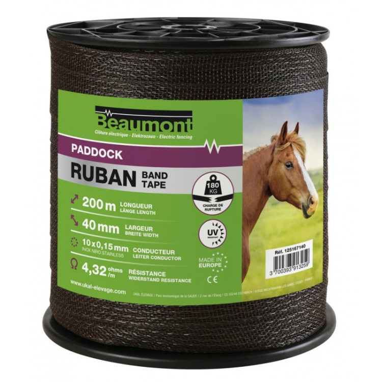 Ruban Beaumont "Paddock" 40mm