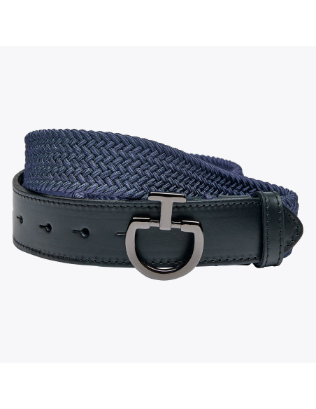 Ceinture Cavalleria Toscana mens elastic clasp atlantic blue