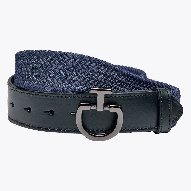 Ceinture Cavalleria Toscana mens elastic clasp atlantic blue