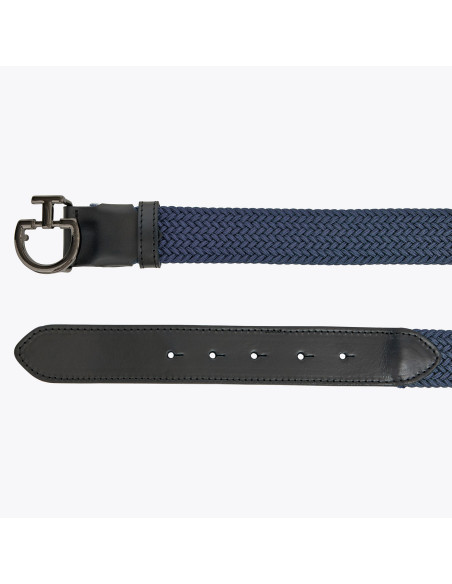 Ceinture Cavalleria Toscana mens elastic clasp atlantic blue