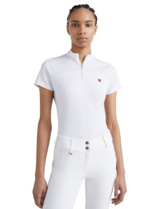 Polo Tommy Equestrian Fresh Air' Performance Manches Courtes optic white