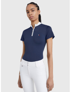 Polo Tommy Equestrian Fresh Air' Performance Manches Courtes desert sky