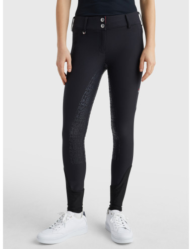 Pantalon Tommy Equestrian Full Grip Pro noir