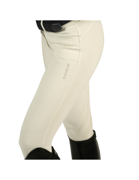 Pantalon Flags & Cup Oleron Blanc