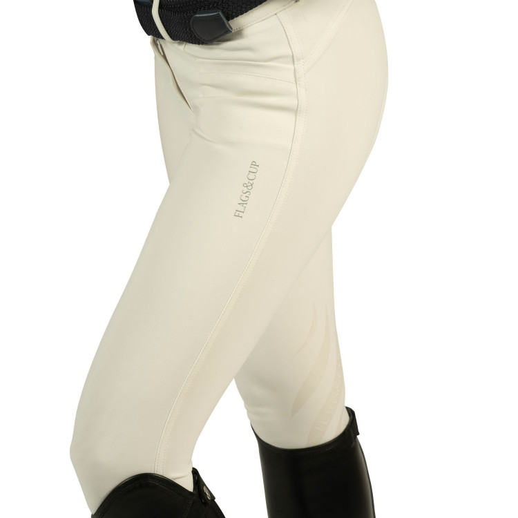 Pantalon Flags & Cup Oleron Blanc