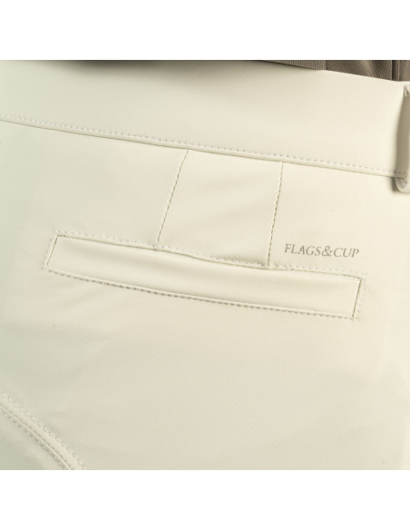 Pantalon Flags & Cup Guerande Blanc