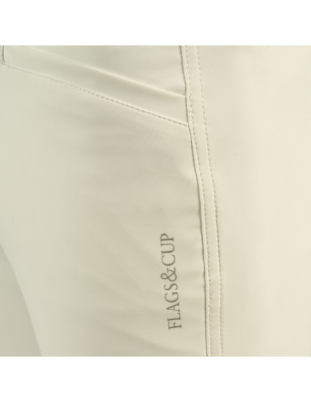 Pantalon Flags & Cup Guerande Blanc