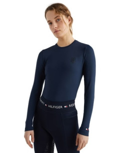 T-Shirt Tommy Equestrian TH Rhinestone Performances Manches Longues