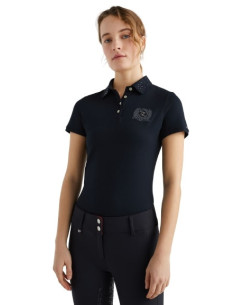 Polo Tommy Equestrian TH Rhinestone Performance noir