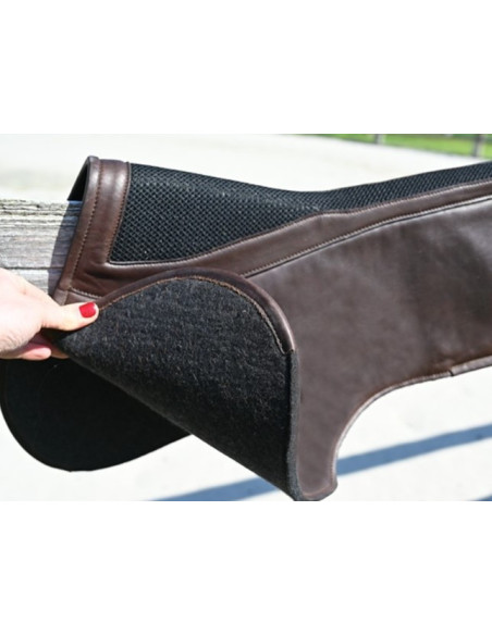 Amortisseur Jump'In Cuir et Feutre Havane