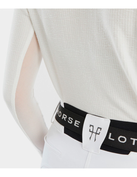 Polo Horse Pilot Suntech Blanc