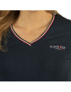 T-Shirt Flags & Cup France Femme 2