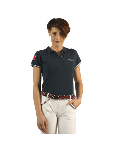 Flags & Cup France Women Polo Navy