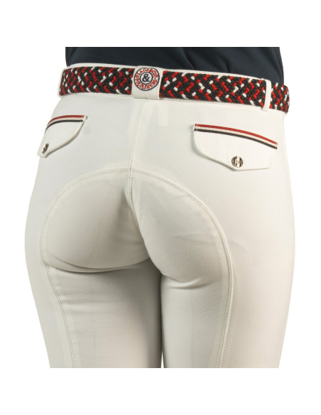 Pantalon Flags & Cup France 2.0 Femme Blanc