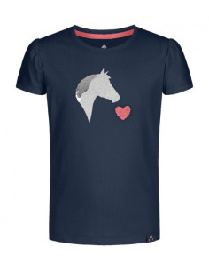 T-shirt E.L.T Lucky Lily Bleu nocturne 2